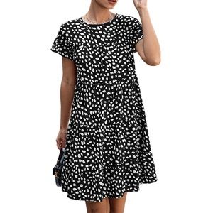 Women’s Short Sleeve Swing Tunic Dress